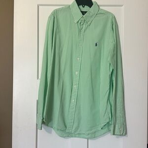 Ralph Lauren Green Striped Shirt